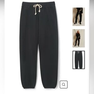 perfectwhitetee black joggers (M) new with tags!